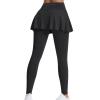 Skirted Legging for Women Slim Fit Solid Color Butt Lifting Yoga Pants Breathable Elastic Trendy Casual Sports Pant view 2