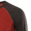 Mens Henley Long Sleeve Raglan T-Shirt Fashion Button Cotton Fall Shirt Casual Lightweight Crew Neck Shirts (Small,Red) view 4