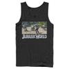 Jurassic Park Young Men's Wrangler Tank Top Black view 1