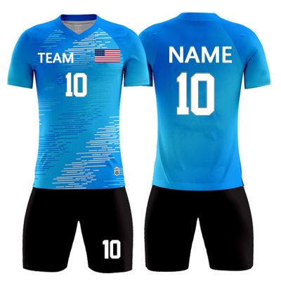 Custom Soccer Jersey Personalized Soccer Uniforms for Men Kids Adults Custom Soccer Shirt Shorts with Name Number Logo(Style 15)