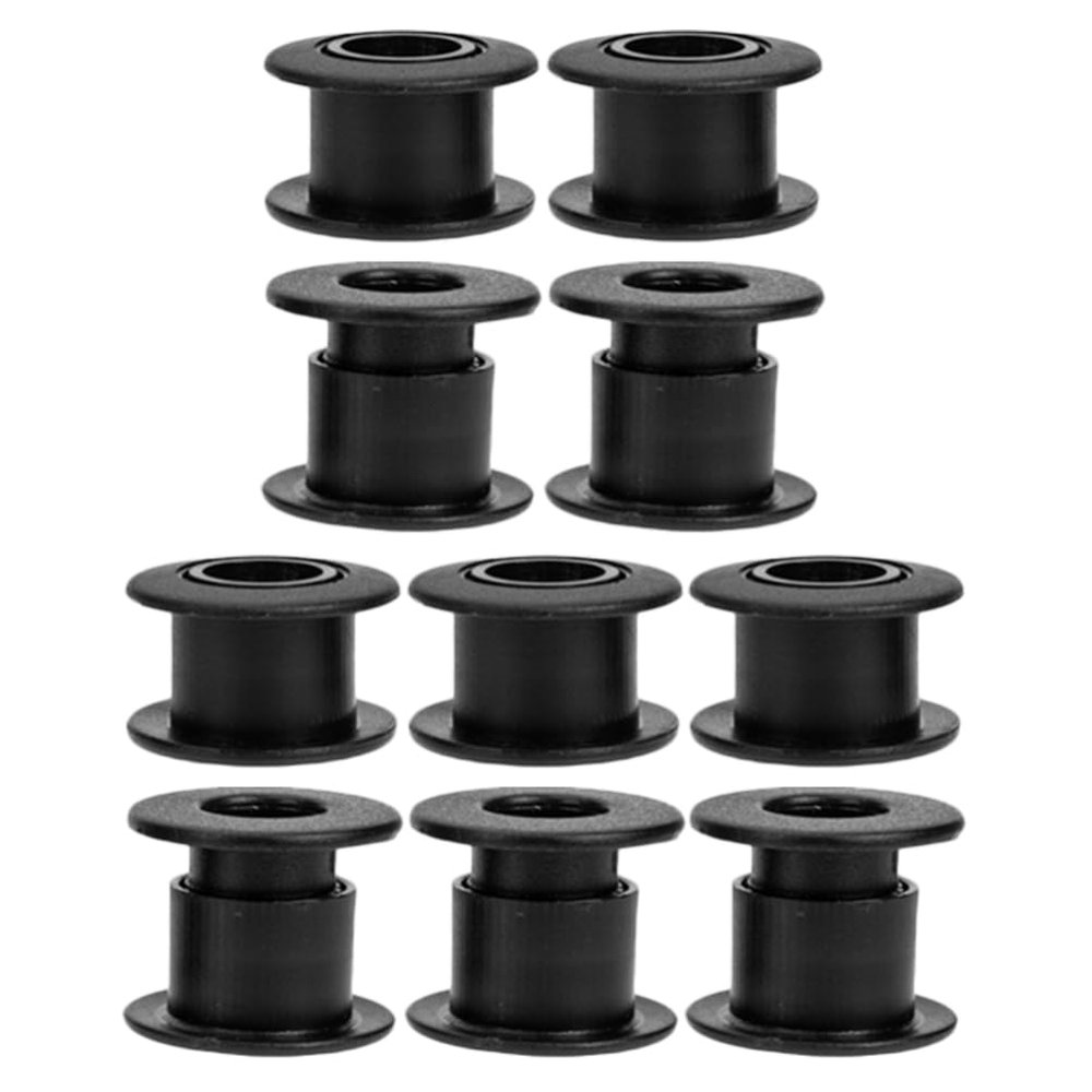 Happyyami Foosball Table Bearings 1/2 Inch Universal Rod Bushings Replacement Parts for Table Soccer 1.18X1.18X0.59 Inch Plastic Accessories for Home Game Room and Party