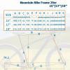HWEVDHJ 29er Mountain Bike Frames Carbon Fiber Disc Brake Mountain Bike Frame 15''/17''/19'' Thru Axle 12148mm Boost XC Hardtail Frame Routing Internal BSA 73 Mm(29x15'') view 2