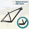 HWEVDHJ 29er Mountain Bike Frames Carbon Fiber Disc Brake Mountain Bike Frame 15''/17''/19'' Thru Axle 12148mm Boost XC Hardtail Frame Routing Internal BSA 73 Mm(29x15'') view 3