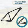 HWEVDHJ 29er Mountain Bike Frames Carbon Fiber Disc Brake Mountain Bike Frame 15''/17''/19'' Thru Axle 12148mm Boost XC Hardtail Frame Routing Internal BSA 73 Mm(29x15'') view 4