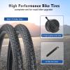 26X1.75 Bicycle Tire Replacement Kits 2 Pack, HUIOK 26 Inch Bike Tires Folding Bike Tires Replacement with 2 Tubes and 2 Levers Suitable for Bicycle Tires 26x1.75 26x1.95 26x2.0 view 4
