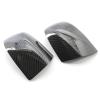 1 Pair Carbon Fiber Look Car Wing Mirror Cap Cover Without Indicator Compatible For Focus MK2 2004-2008 ABS Plastic view 3