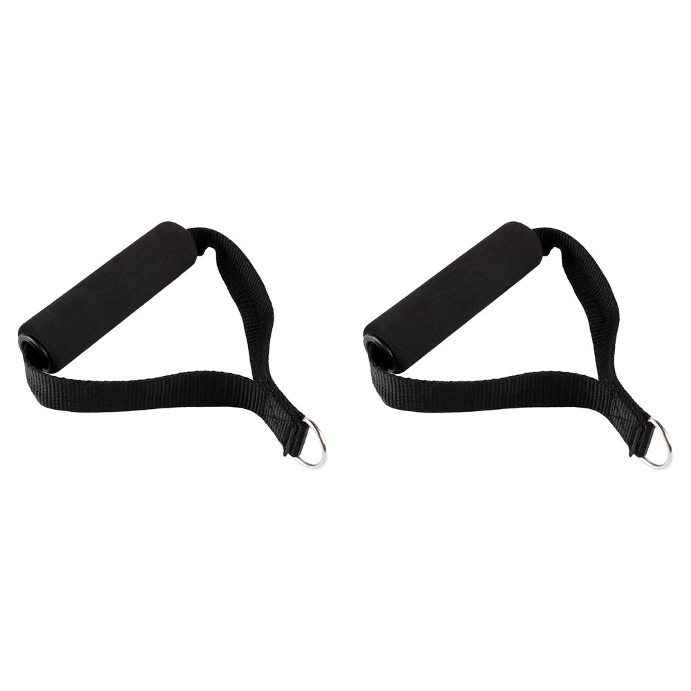 2Pcs Resistance Band Handles, Exercise Band Pull Handles Replacement Gym Fitness Resistance Rope Handlebar for Cable Machine Resistance Training