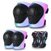Color Gradient Adjustable Bike Helmet(S) & Skateboard Pads Kids(S) for 2-3-5-8-14+Ages view 2