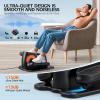 DUREXO Under Desk Elliptical, Leg Exerciser While Sitting for Seniors, Quiet Portable Electric Seated Pedal Exerciser with Remote Control and 12 Adjustable Speeds for Home Office view 3