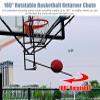 ELUKHT Basketball Shot Returner Basketball Shooting Trainer for Hoop, Indoor Outdoor Basketball Return System/Basketball Rebounder Shot Returner, Metal Returner Net Attachment view 3