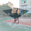 Indoor/Outdoor Basketball Return with Wheels, Portable Basketball Net Catcher with 180 Rotatable Chute, Shooting Training Rebounder System Easy to Fold