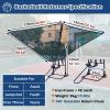 Indoor/Outdoor Basketball Return with Wheels, Portable Basketball Net Catcher with 180 Rotatable Chute, Shooting Training Rebounder System Easy to Fold view 2