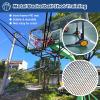 Indoor/Outdoor Basketball Return with Wheels, Portable Basketball Net Catcher with 180 Rotatable Chute, Shooting Training Rebounder System Easy to Fold view 4
