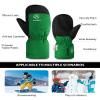 INPAKO Kids Ski Gloves 3M Thinsulate Warm Waterproof Winter Snow Gloves for Boys Girls Cold Weather Windproof Mittens view 4