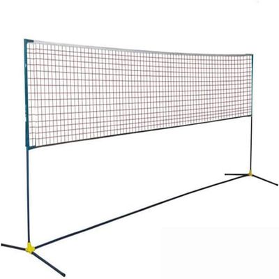 Badminton Net 6m, Badminton Net for Garden with Poles, Portable Net Frame with Storage Bag, Easy to Assemble and Disassemble