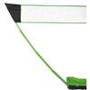 ELUKHT Complete Badminton Sets, Portable Badminton Net Set with 2 Badminton Rackets 2 Shuttlecocks, Folding Volleyball Tennis Net System for Outdoors Courtyard (Green) view 4