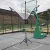 ELUKHT Basketball Hoop Metal Ball Return Attachment, 180 Rotating Basketball Rebounder Net for Youth Adults, Gym Home Yard Shot Trainer for Shot Training Efficiency view 1