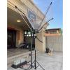 ELUKHT Basketball Hoop Metal Ball Return Attachment, 180 Rotating Basketball Rebounder Net for Youth Adults, Gym Home Yard Shot Trainer for Shot Training Efficiency view 4