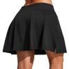 ELESOL Women's Athletic Skort Training Skirt Active Skirts Black view 1