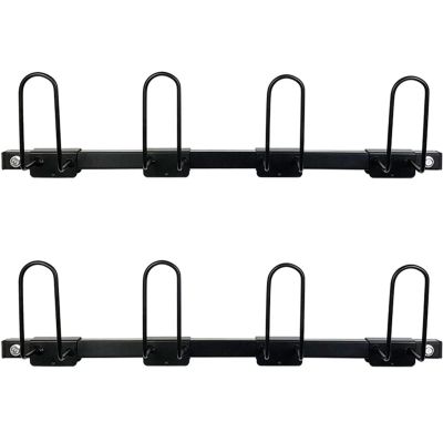 AErosx 4 Pairs of Gloves Storage Rack, Wall Mounted Boxing Glove Organizer and Dryer, Hang Up Boxing Gloves to Dry Out, Wall Display for Gloves, 2-Pcs Set