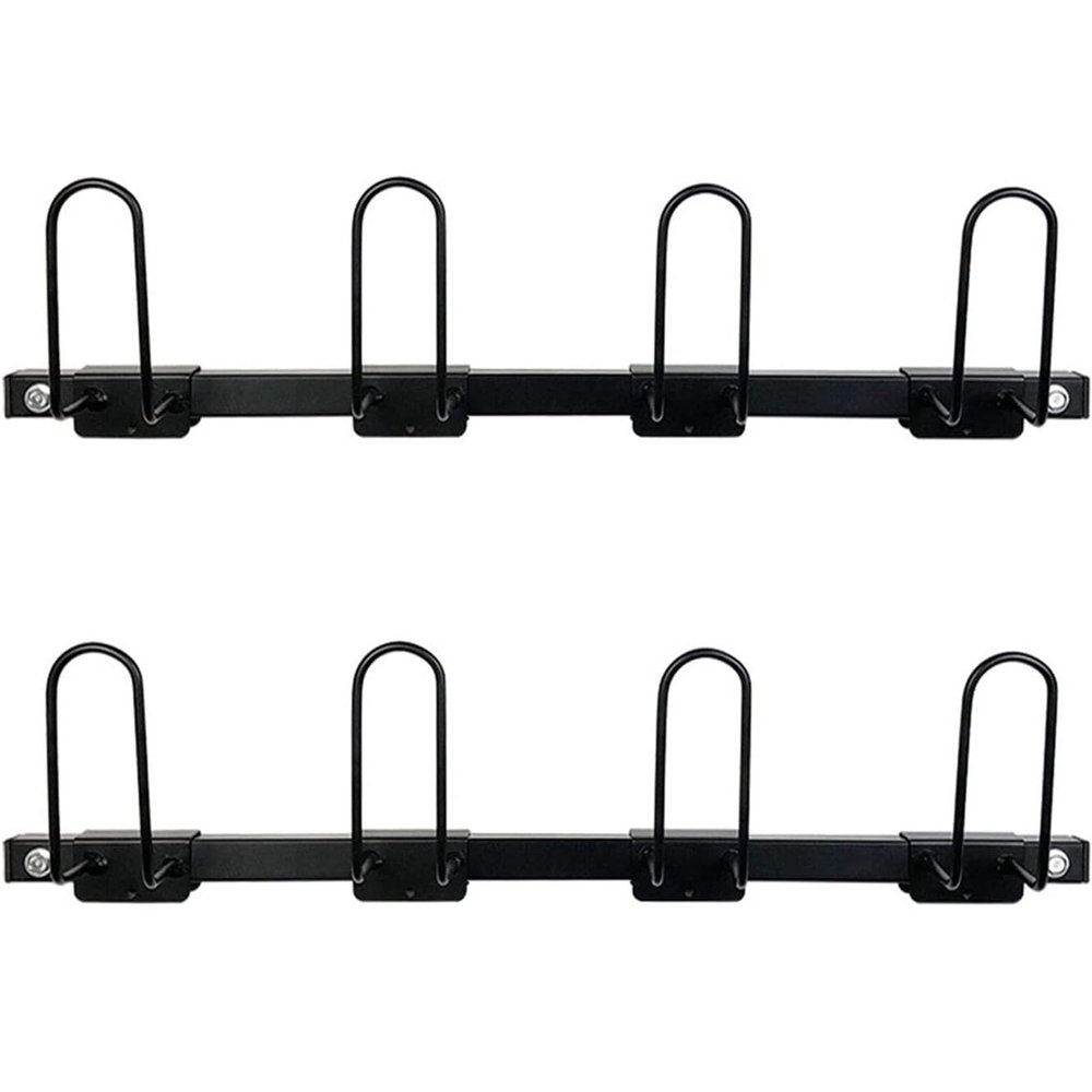 AErosx 4 Pairs of Gloves Storage Rack, Wall Mounted Boxing Glove Organizer and Dryer, Hang Up Boxing Gloves to Dry Out, Wall Display for Gloves, 2-Pcs Set