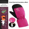 INPAKO Kids Ski Gloves 3M Thinsulate Warm Waterproof Winter Snow Gloves for Boys Girls Cold Weather Windproof Mittens view 3