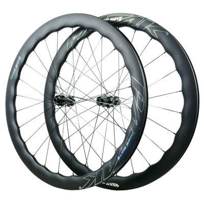 ZECHAO 700C Off Road Bike Wheelset,Carbon Fibre 24H Spokes Mid Lock Disc Brake Planetary Ratchet 54T 8-12 Speeds Compatible 700C*23C-50C Wheelset(15 * 100/12 * 142mm)