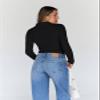 Trendy Queen Women's Turtleneck Long Sleeve Shirts Spring Fashion BasicThermal Underwear Tops Winter Clothes 2026 Black XXL view 4