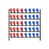 AErosx Boxing Glove Dryer Wall Mounted Boxing Glove Holder, Gym Large Capacity 5 Tiers Glove Storage Rack Black Steel Hanging Rack for Glove, Holds 20 Pairs of Gloves view 1