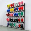 AErosx Boxing Glove Dryer Wall Mounted Boxing Glove Holder, Gym Large Capacity 5 Tiers Glove Storage Rack Black Steel Hanging Rack for Glove, Holds 20 Pairs of Gloves view 4
