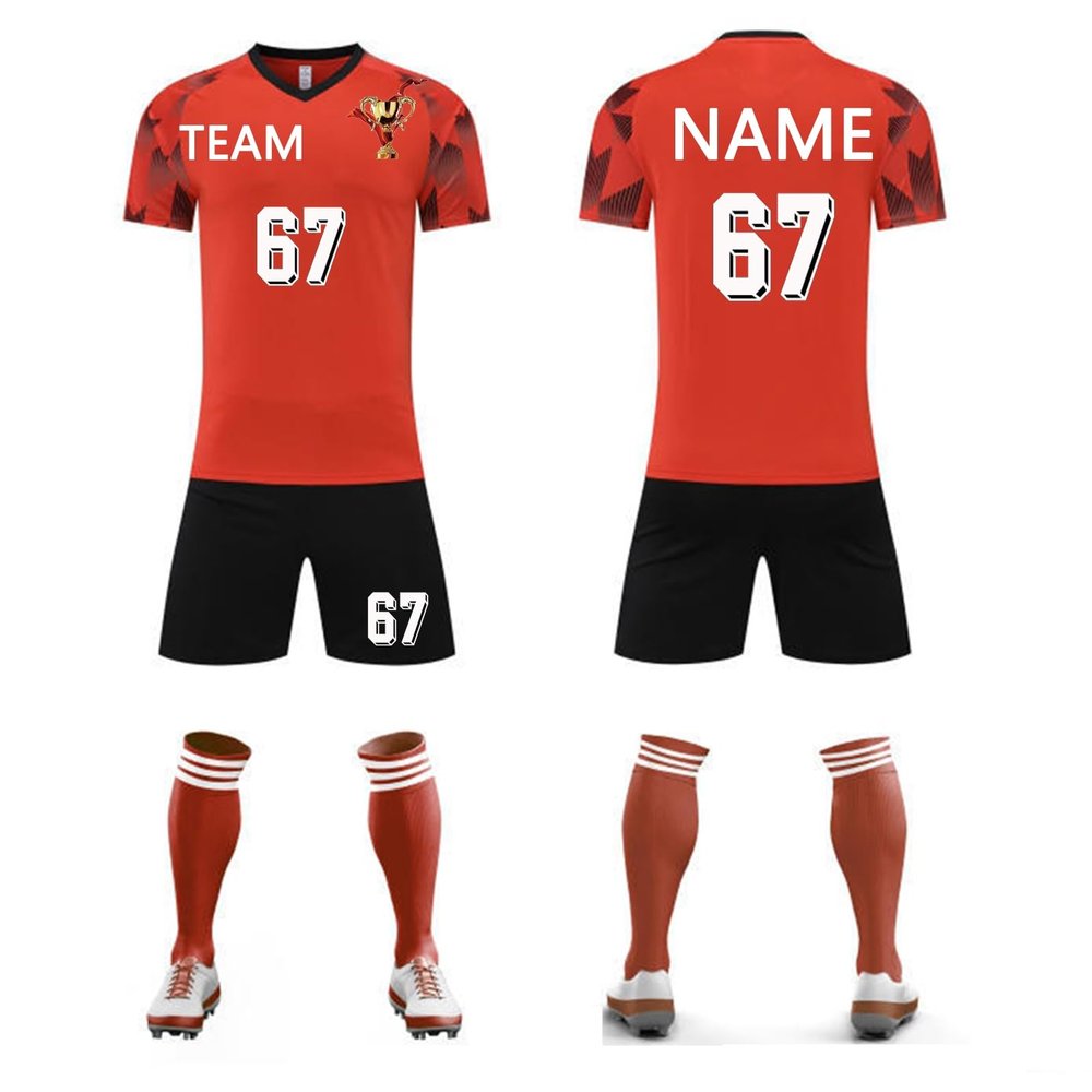 Kurhimy Custom Soccer Jersey for Youth with Name Number Team Personalized Jersey Customized Soccer Shirts for Adult Men Women(Style 28)