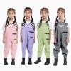BABYBEEUS Kids Toddler Chest Waders 1-piece Boots Attached for Fishing, Hunting, Waterproof Outdoor, Stay Dry (US, Age, 7 Years, 8 Years, Green) view 4