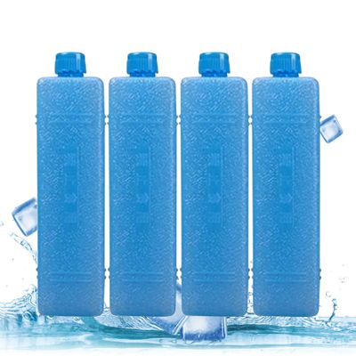 Jorzer Ice Packs 4Pcs Long Lasting Freezer Blocks Reusable Cooler Freezer Ice Packs Keep Cool Portable for Refrigerator Air Conditioner Fan Random Color Sport Outdoor.