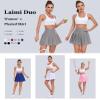Laimi Duo Light Grey Girls Pleated Tennis Skirts School Uniform Skort high Waist Athletic Skorts with Shorts Summer Skirt for Girl Size 6 view 4