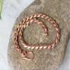 100% Copper Chain Bracelet, Solid Franco chain Bracelet for Men Women, Handmade Dainty Chains Jewellery, (6) view 4