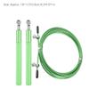 Aluminium Alloy Jump Rope, Handle Speed Jump Skipping Rope Sports Training Equipment Swivel Ball Bearing for Fitness Training Sports Exercises (Green) view 2