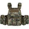 vAv YAKEDA Tactical Outdoor Vest Quick Release Adjustable Hunting Vest with PALS Molle System (US, Alpha, One Size, Regular, Regular, CP) view 1