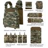 vAv YAKEDA Tactical Outdoor Vest Quick Release Adjustable Hunting Vest with PALS Molle System (US, Alpha, One Size, Regular, Regular, CP) view 4