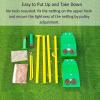 ELUKHT Volleyball net Badminton Net Outdoor Portable Iron Material Fillable Base 1.55m/5ft Badminton Equipment with Wheels view 3