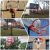 ELUKHT Hook-Mount Basketball Ball Return System, Small Basketball Rebounder Training Device for Kids Youth Adults, Gym Court Home Outside Basketball Shot Trainer view 2
