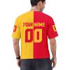 Custom Football Jersey Personalized Replica Football Uniform Stitched Printed Logo Team Name Number Fans Gift for Men Youth Women Kid view 4