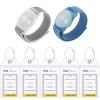 2 Packs Princess Cruise Medallion Holder Compatible for Princess Cruise Medallion5 Pack Cruise Luggage Tag Holder for Princess Cruise Ships (Grey-Blue) view 1