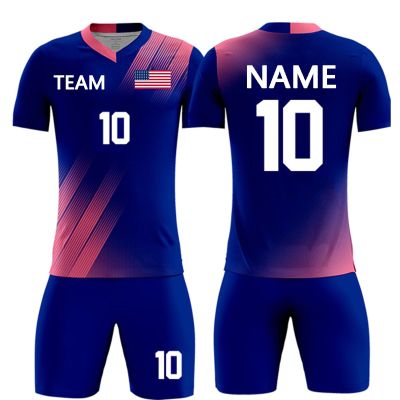 Custom Soccer Jersey Personalized Soccer Uniforms for Men Kids Adults Custom Soccer Shirt Shorts with Name Number Logo(Style 11)