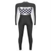 Lorilida Race Car Driver Costume Women Halloween Sexy Racer Car Jumper Costume Bodysuits Jumpsuit Black 3X-Large view 4