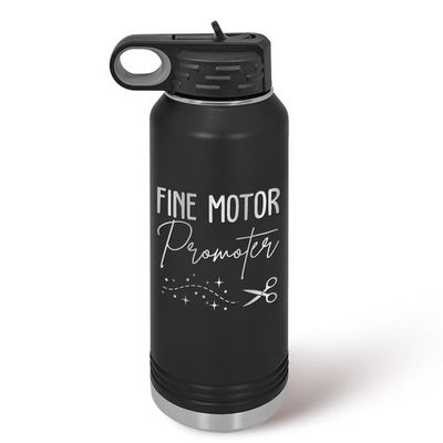 MEDROC Occupational Therapy Water Bottles - Stainless Steel Laser Etched, Occupational Therapist Appreciation Gifts for Women Men, OT Student OTA Assistant Receptionist Cup Tumbler with Straw Lid
