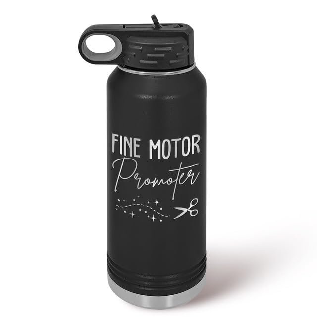 MEDROC Occupational Therapy Water Bottles - Stainless Steel Laser Etched, Occupational Therapist Appreciation Gifts for Women Men, OT Student OTA Assistant Receptionist Cup Tumbler with Straw Lid