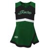 Girls Toddler Green New York Jets Cheer Captain Dress with Bloomers view 2
