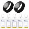 2 Packs Princess Cruise Medallion Holder Compatible for Princess Cruise Medallion5 Pack Cruise Luggage Tag Holder for Princess Cruise Ships (Black-Black) view 1