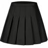 Pleated School Uniform Girls Skorts high Waist Tennis Skirt Summer Fashion Black Pleated mini Skirts Golf Skater Skort for Girl Size 14 view 1