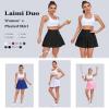 Pleated School Uniform Girls Skorts high Waist Tennis Skirt Summer Fashion Black Pleated mini Skirts Golf Skater Skort for Girl Size 14 view 4